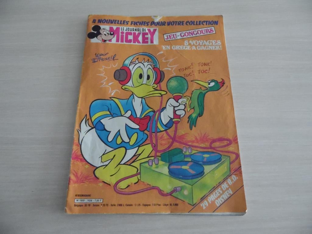 LE JOURNAL DE MICKEY   N°1626        DISNEY, Boeken, Stripverhalen, Gelezen, Eén stripboek, Ophalen of Verzenden