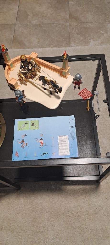 Playmobil Romeinse strijdwagen met figuren, Ophalen of Verzenden, Zo goed als nieuw, Complete set