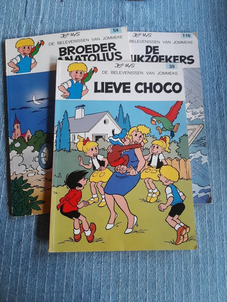 3 x JOMMEKE, Meerdere stripboeken, Ophalen, Gelezen, Jef Nys