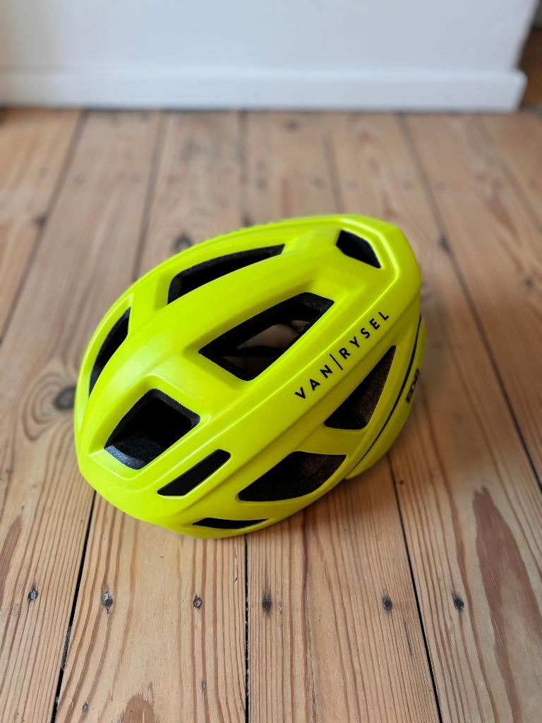Van Rysel Fietshelm - Roadr 500 - Fluogeel, Fietsen en Brommers, M, Nieuw, Ophalen of Verzenden, Van Rysel