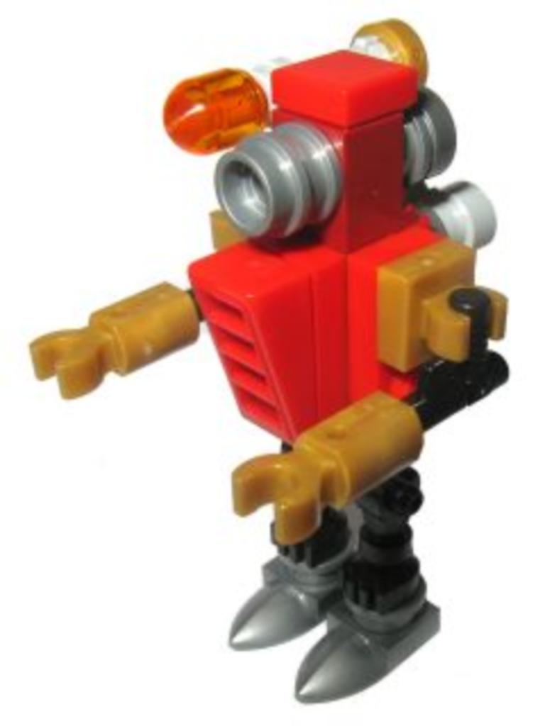 Lego figuur njo0181 Samurai Droid Ninjago (4), Ophalen of Verzenden, Zo goed als nieuw, Losse stenen, Lego