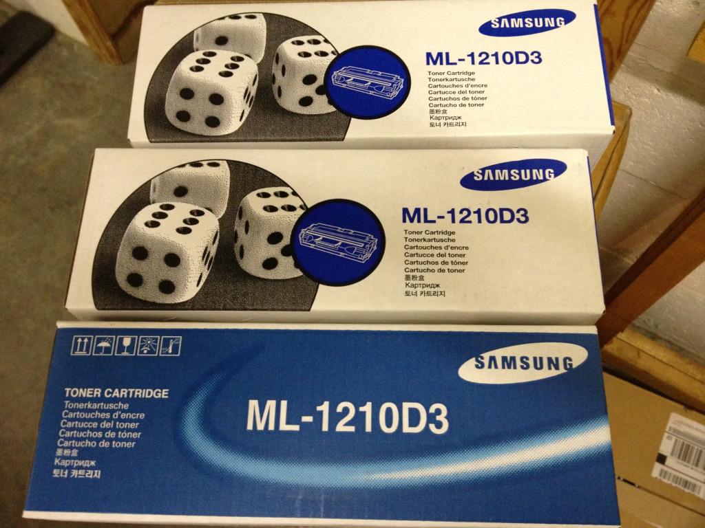 Samsung ML1210D3 tonercartridges (zwart) voor laserprinter, Computers en Software, Ophalen, Nieuw, Toner, Samsung toner
