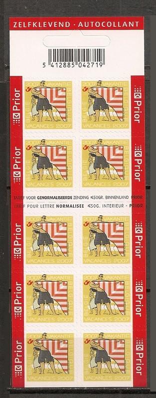 B75 Postzegelboekje Priorzegels Zomerzegels Vliegers, Verzenden, Frankeerzegel, Met plakker