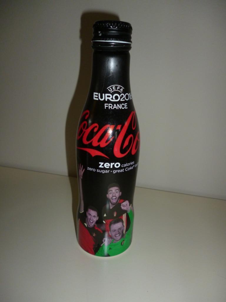 Leeg flesje COCA-COLA EURO 2016 FRANCE UEFA voetbal, Verzamelen, Ophalen