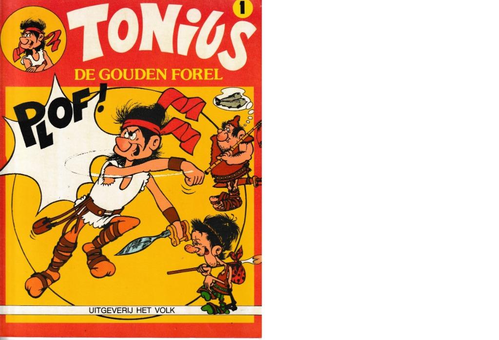 Twee strips Tonius - nrs. 1 en 2 - volledige reeks., Verzenden