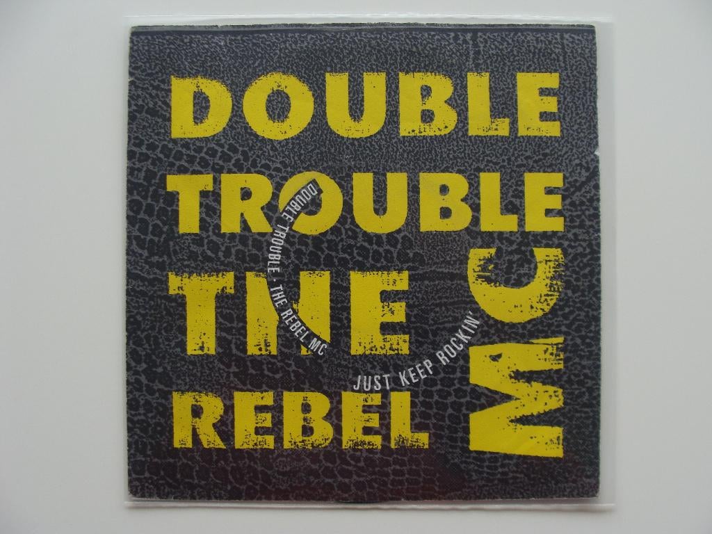 Double Trouble, The Rebel MC – Just Keep Rockin' (1989), CD & DVD, Vinyles Singles, Enlèvement ou Envoi, Hip-hop et Rap