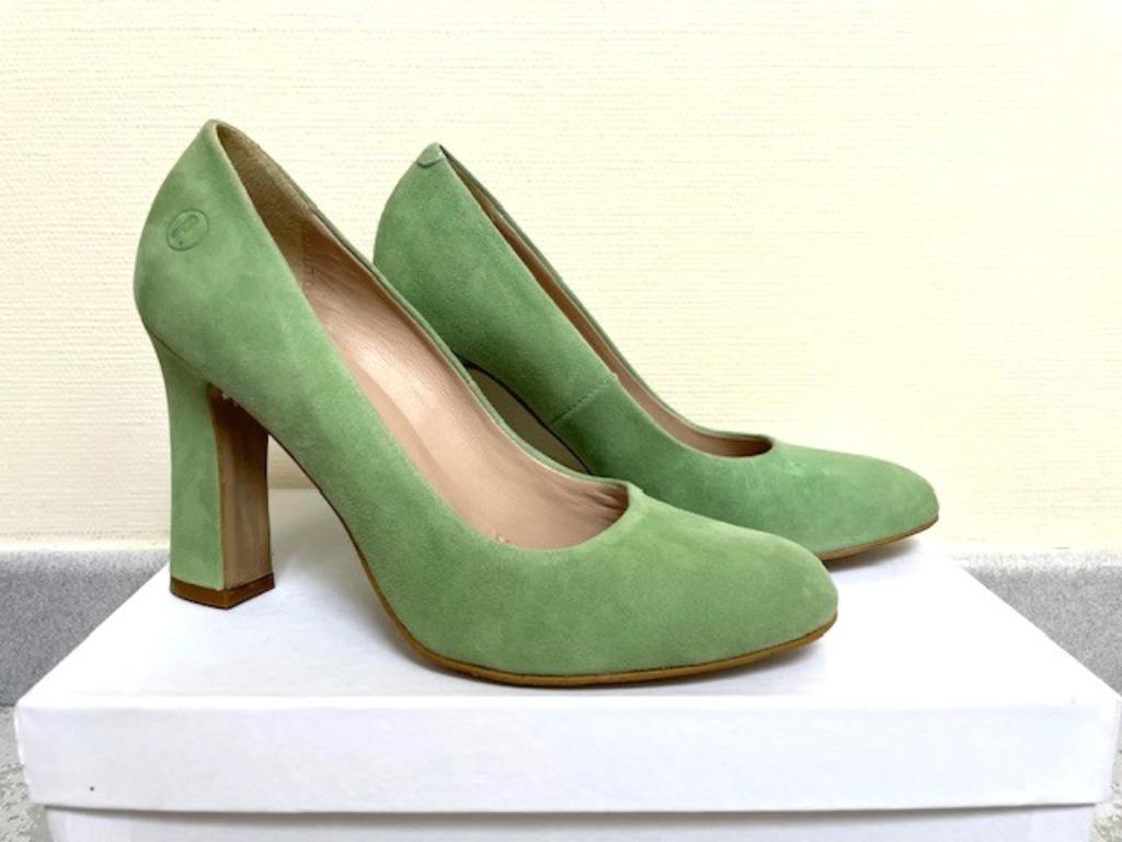 Pumps mintgroen - Maat 38 - Nieuw !, Neuf, Enlèvement ou Envoi, Escarpins, Vert