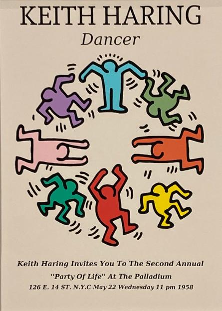 Keith Haring: uniek exemplaar. Ingelijst (50 bij 70), Ophalen of Verzenden