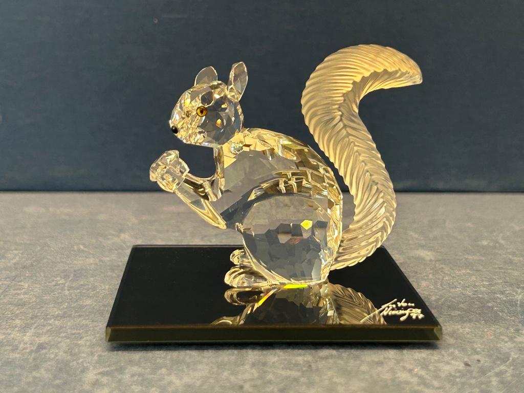 Swarovski Jubileum Eekhoorn (10-jarig bestaan SCS), Verzamelen, Verzenden, Nieuw, Figuurtje
