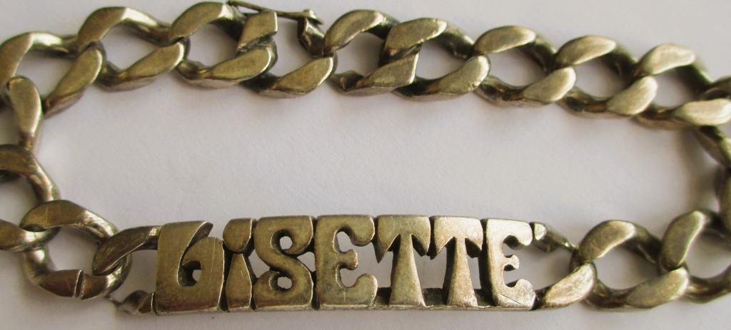 BRACELET FEMME LISETTE, Enlèvement ou Envoi, Comme neuf, Argent, Acier