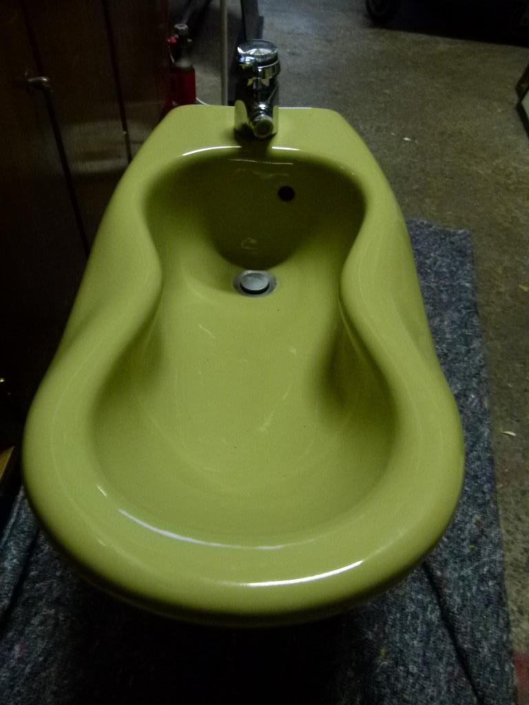 vintage bidet Luigi Colani space age moosgrün 70er, Enlèvement, Maison et Meubles