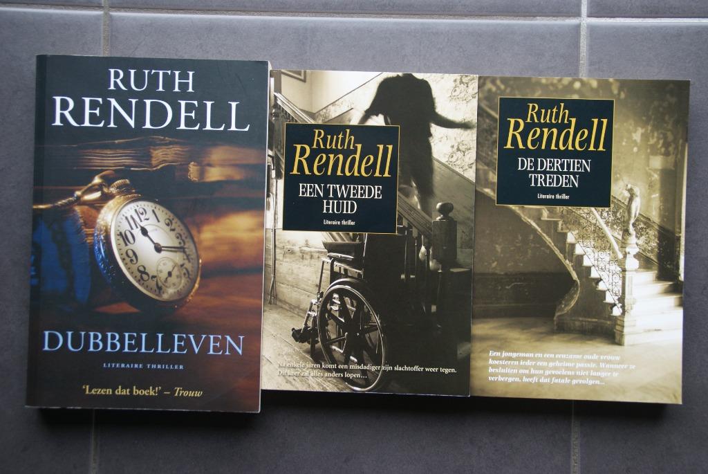 3 boeken van RUTH RENDELL: ook apart te koop €5/stuk NIEUW, Enlèvement ou Envoi, Neuf, Ruth Rendell