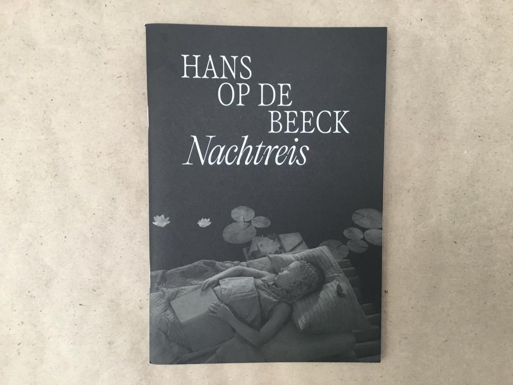 Bezoekersgidsje expo Hans Op De Beeck Nachtreis, Ophalen of Verzenden, Nieuw