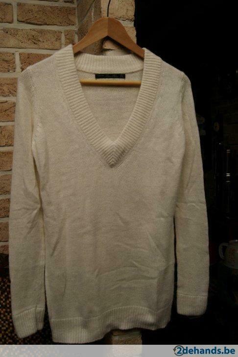 Heel mooie wol witte trui van Zara, Enlèvement ou Envoi, Porté, Taille 38/40 (M), Autres couleurs