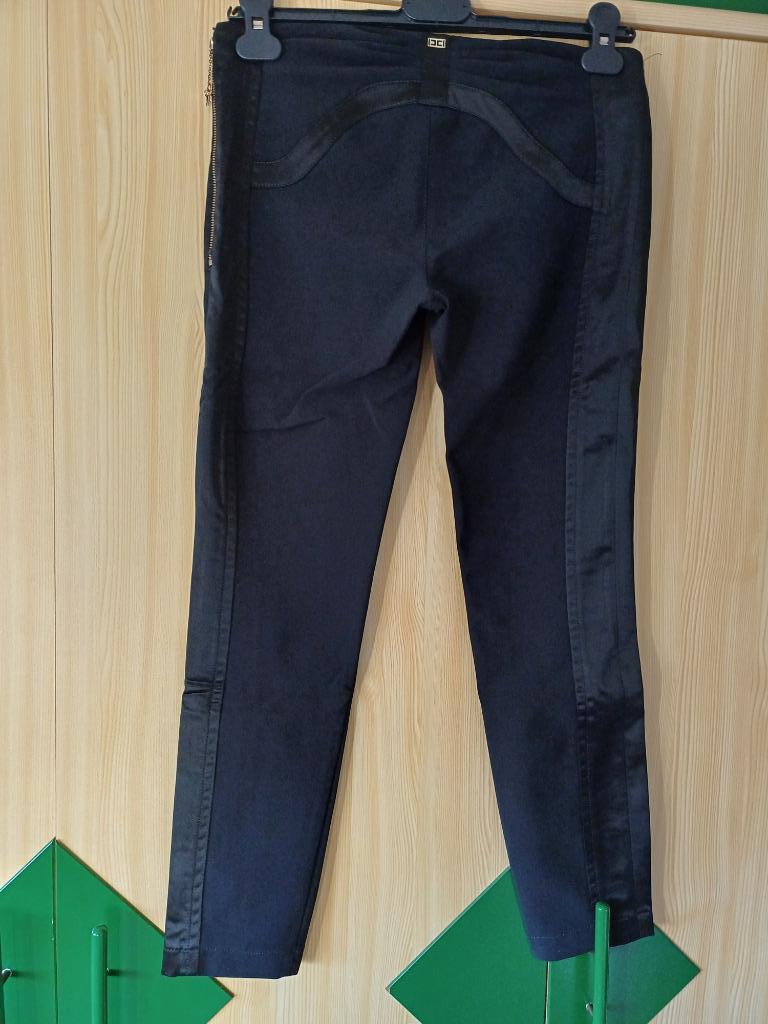 Schitterende legging Elisabetta Franchi, Legging, Maat 36/38 (S), Elisabetta Franchi, Zwart