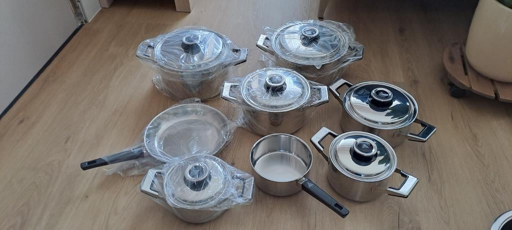 8-delig kookpottenset nieuw. Solingen (Duits)  Geen inductie, Huis en Inrichting, Keuken | Potten en Pannen, Ophalen, Zo goed als nieuw