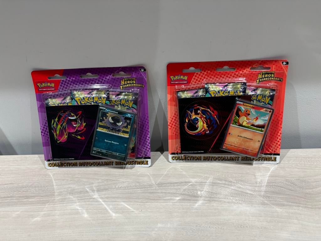 French Heroes Transcended Charmander Gastly Blister lot de 2, Hobby & Loisirs créatifs, Jeux de cartes à collectionner | Autre
