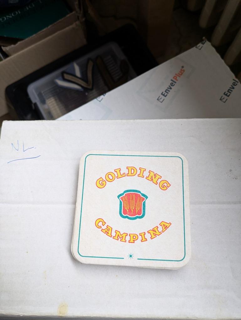 Golding campina, Enlèvement ou Envoi, Comme neuf, Sous-bock