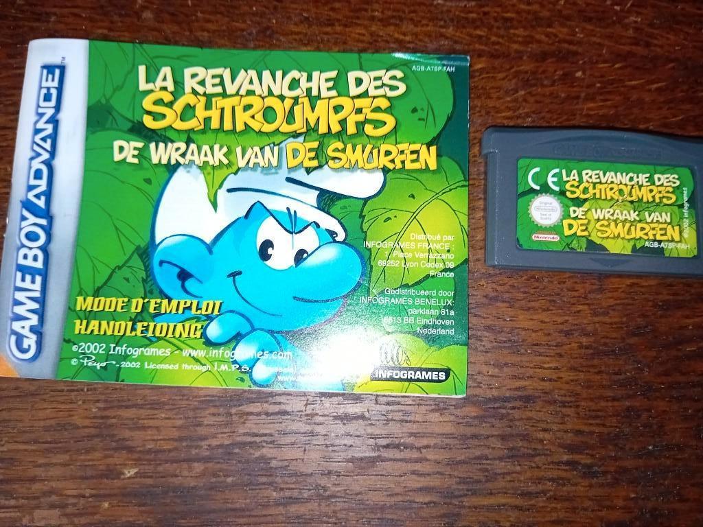 game boy spel de wraak van de smurfen, Ophalen of Verzenden, Zo goed als nieuw, Avontuur en Actie, Vanaf 7 jaar