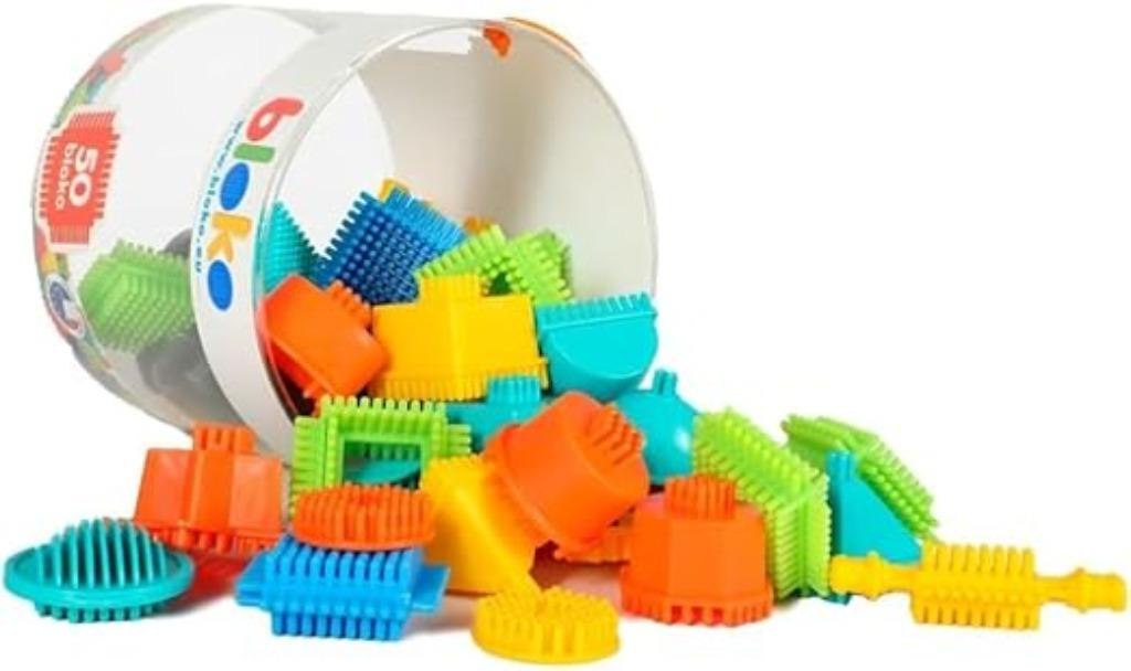 BLOKO | Mijn eerste bouwstenenset | 50 stuks | Nieuw, Kinderen en Baby's, Speelgoed | Bouwstenen, Overige merken, Bloko, -, Verzenden