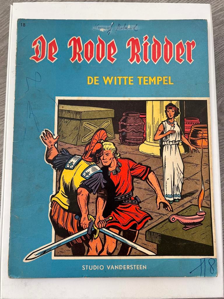De Rode Ridder 18 De Witte Tempel eerste druk 1964, Enlèvement ou Envoi
