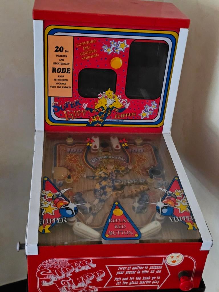 VINTAGE FLIPPERKAST, Ophalen, Flipperkast
