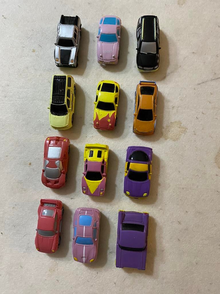 Set van 25 micromachines., Hobby en Vrije tijd, Modelauto's | 1:18, Gebruikt, Overige merken, Ophalen of Verzenden