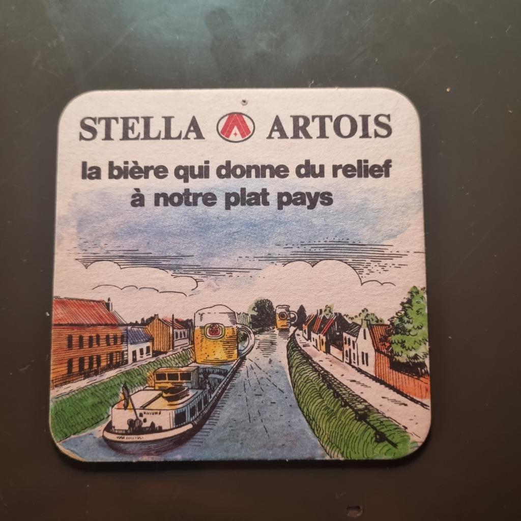 Sous Bock Stella Artois (modèle 75), Enlèvement ou Envoi, Utilisé, Sous-bock, Stella Artois
