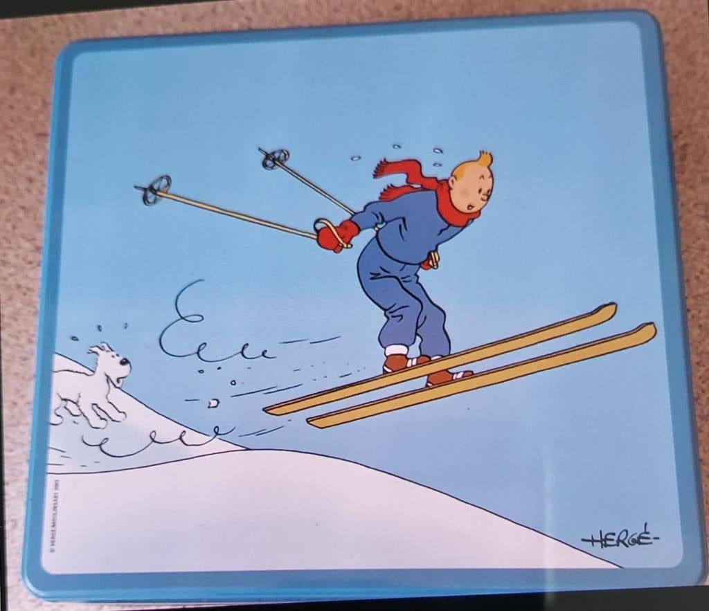 Boîte métal tintin, Collections, Enlèvement ou Envoi, Tintin, Comme neuf