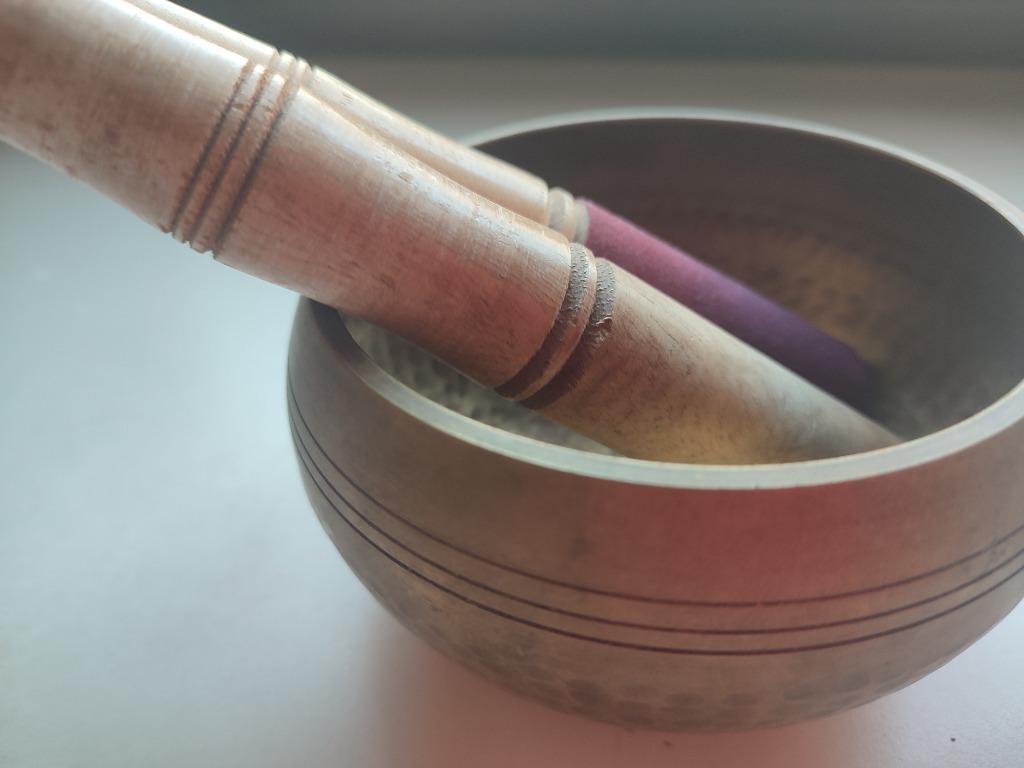 Koperen kom voor meditatie/gebed/yoga/muziek, Antiek en Kunst, Ophalen