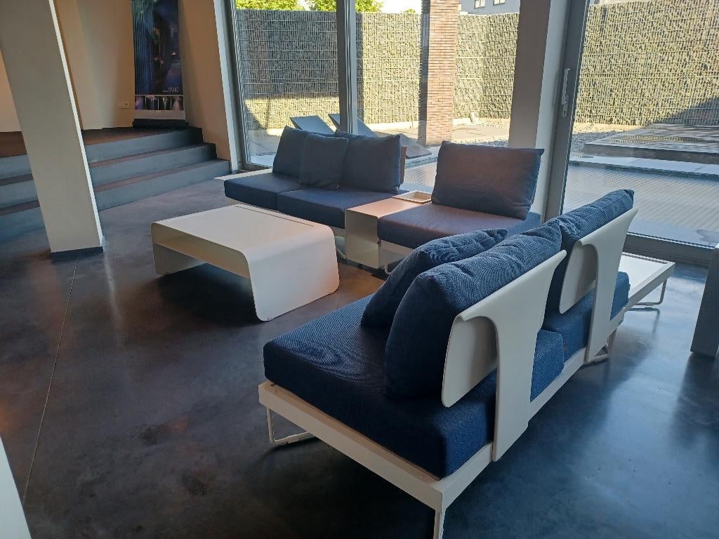 Set de salon, Jardin & Terrasse, Neuf, Table d'appoint, 5 places, Aluminium
