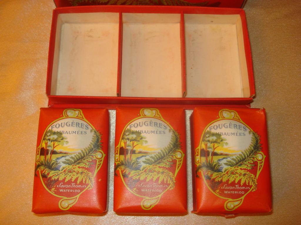 "Fougères Embaumées" - Ancien Coffret Savon Thomas Waterloo, Collections, Enlèvement ou Envoi, Comme neuf, Autres types