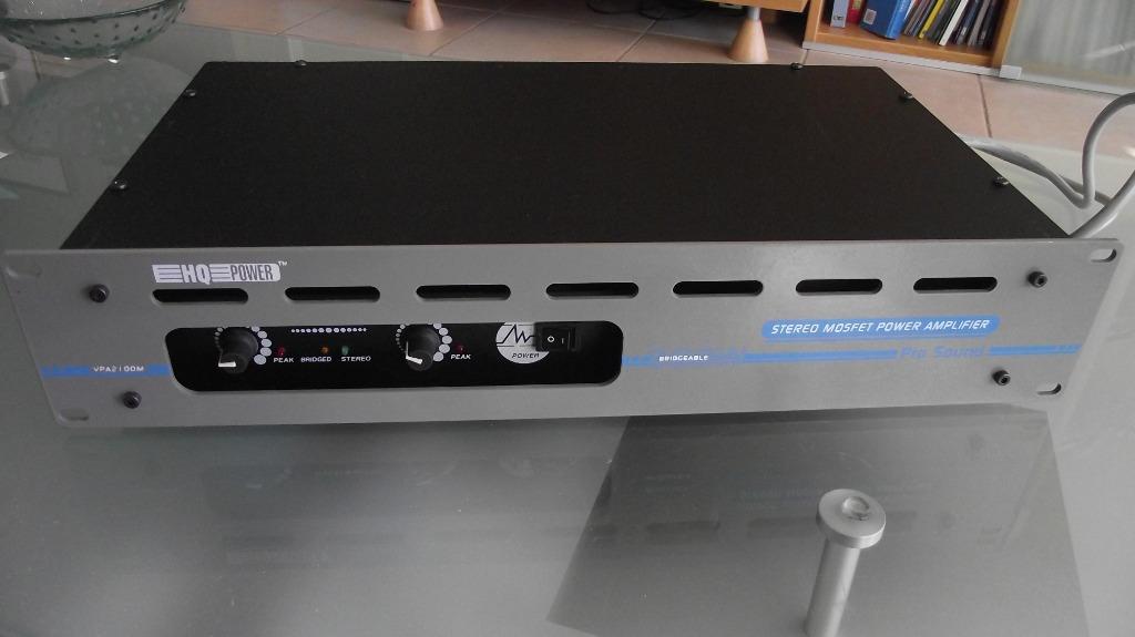 professionele Versterker 2 x 100 Watt, Ophalen
