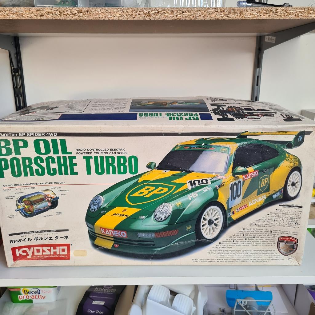 KYOSHO PUR TEN EP SPIDER 1/10 4WD, Hobby en Vrije tijd, Elektro, Gebruikt, Ophalen of Verzenden, Schaal 1:10