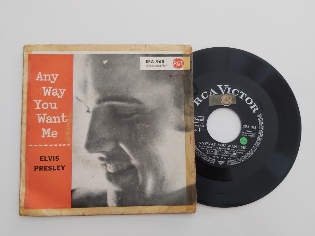 Elvis Presley - zoals je wilt, Cd's en Dvd's, Gebruikt, 7 inch, Ophalen of Verzenden, Rock en Metal