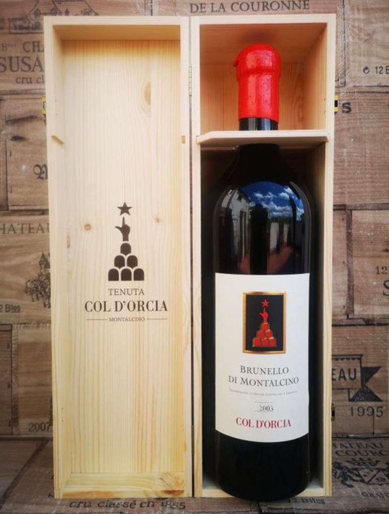 2003 Col d’Orcia – Brunello di Montalcino DOCG, Verzamelen, Ophalen, Nieuw, Italië, Rode wijn