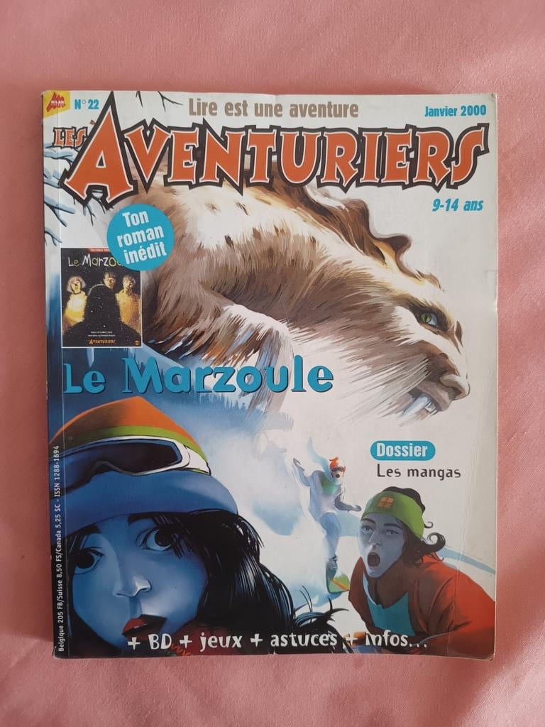 Magazine pour enfants "Les Aventuriers" n22, janvier 2000, Livres, Enlèvement ou Envoi, Utilisé, Gossip, Potins ou Showbizz