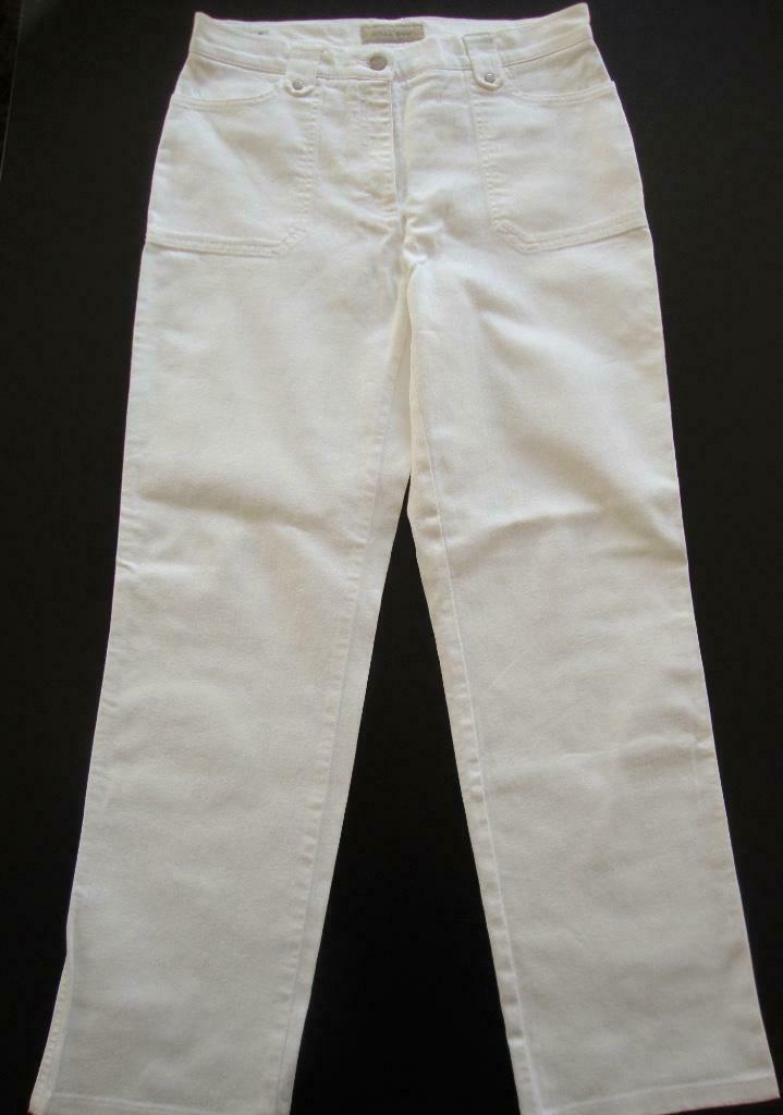Witte lange broek van BRAX SPORT. - D 38, Taille 38/40 (M), Comme neuf, Longs, Blanc