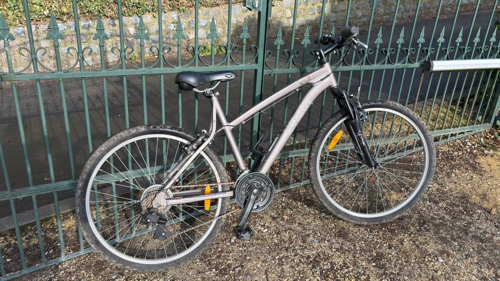 Vélo BTwin 21 vitesses avec amortisseurs, Vélos & Vélomoteurs, Vélos | VTT & Mountainbikes, Autres marques, Femmes, Enlèvement