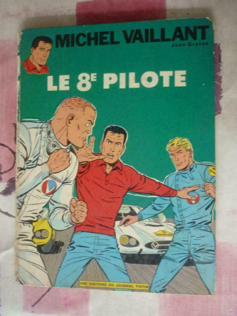 michel vaillant le 8 pilote, Une BD, Enlèvement ou Envoi, Utilisé