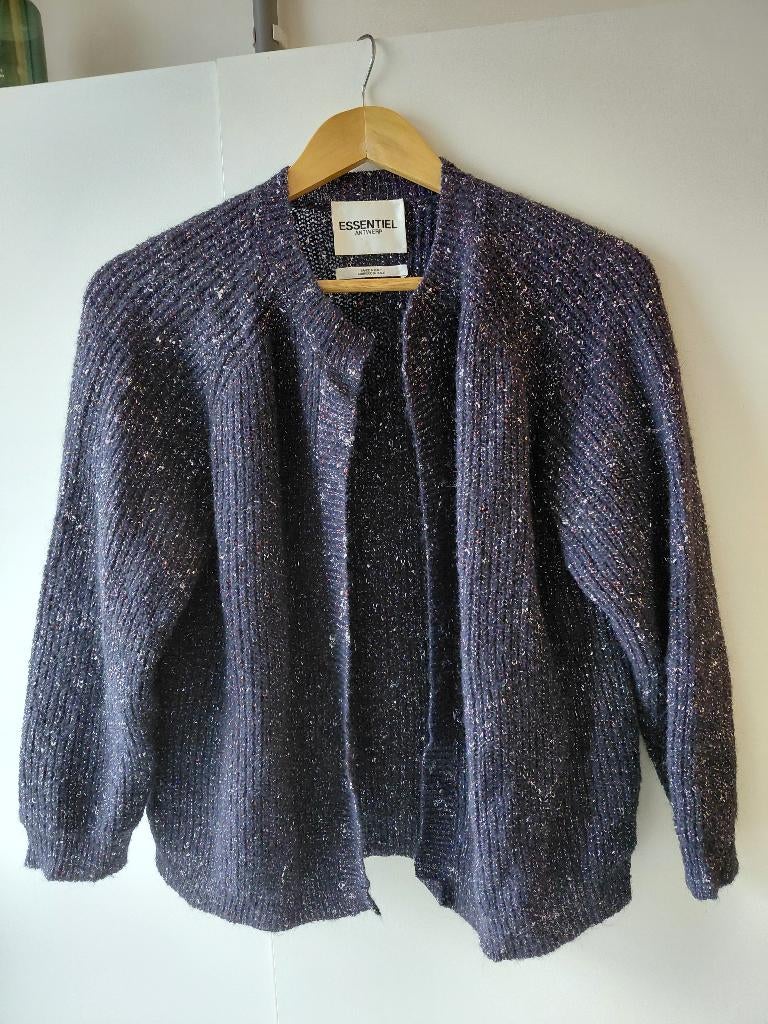 Losse trui Essentiel Antwerp, Maat 38/40 (M), Blauw, Ophalen of Verzenden, Zo goed als nieuw