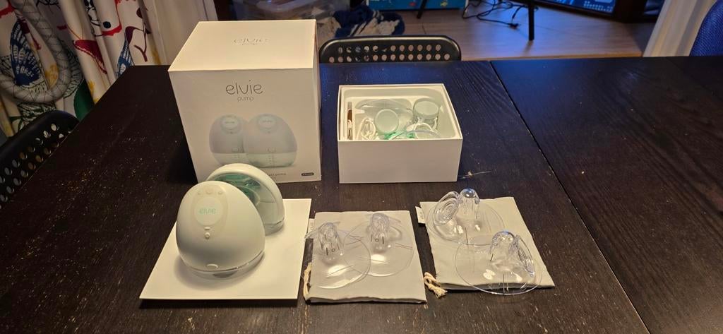 Elvie pump double - zo goed als nieuw, Ophalen of Verzenden, Zo goed als nieuw, Borstkolf