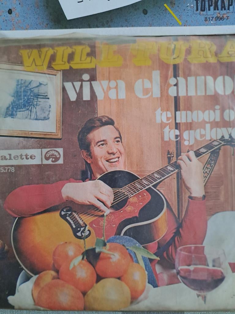 Vinyl singles Will Tura, Ophalen, Gebruikt