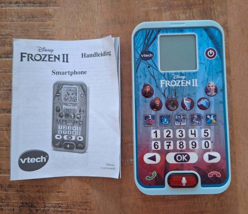Frozen II Smartphone -VTech met handleiding, Enlèvement, Comme neuf, Découverte, Sonore