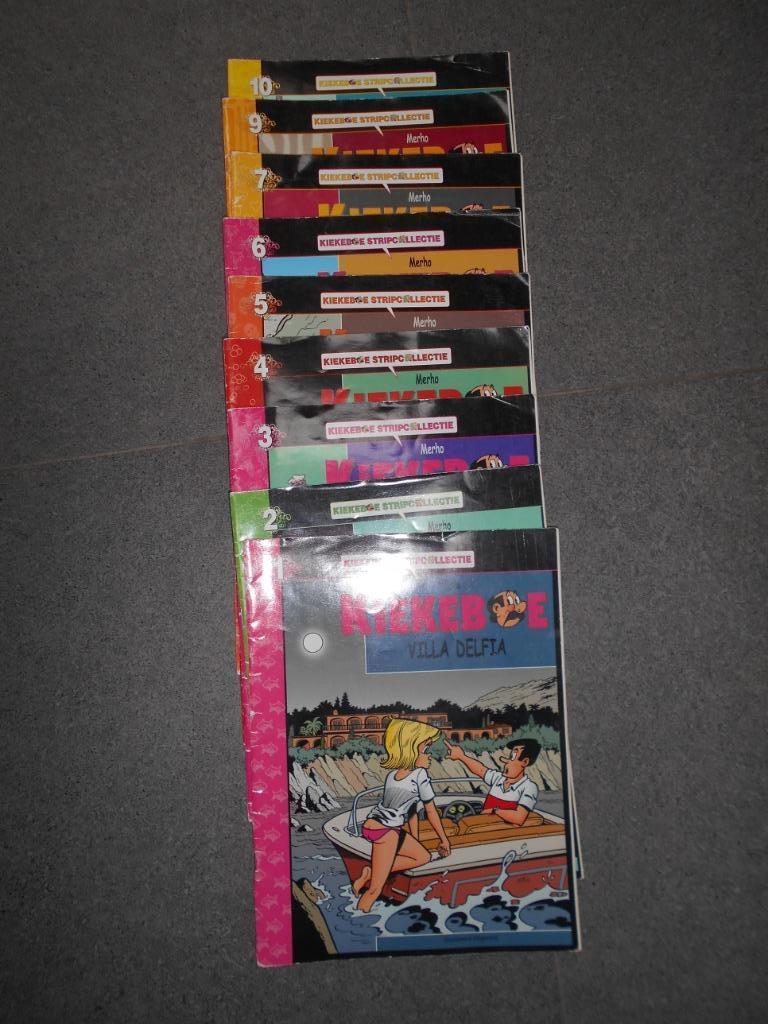 kiekeboe strips, Merho, Ophalen of Verzenden, Zo goed als nieuw, Meerdere stripboeken