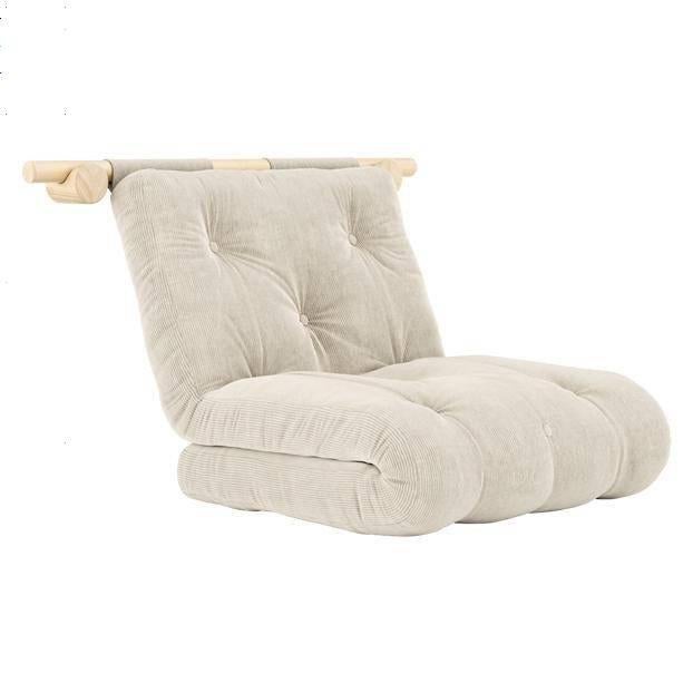 Slaapbank zetel, Neuf, Beige, Une personne, 200 cm