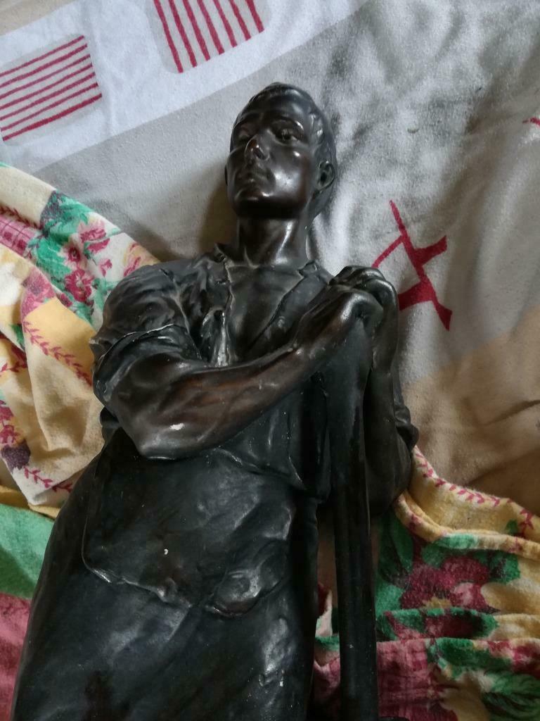 Een gipsen beeld, Antiek en Kunst, Ophalen
