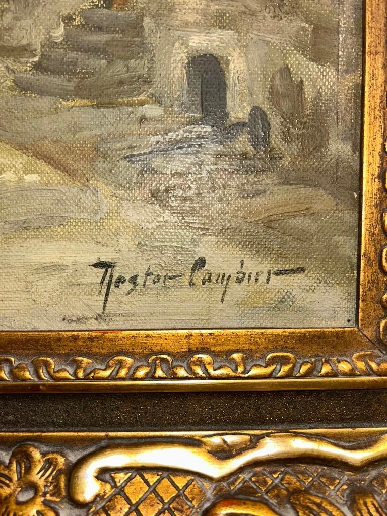 Schilderij Nestor Cambier (Brugge?), Antiek en Kunst, Ophalen