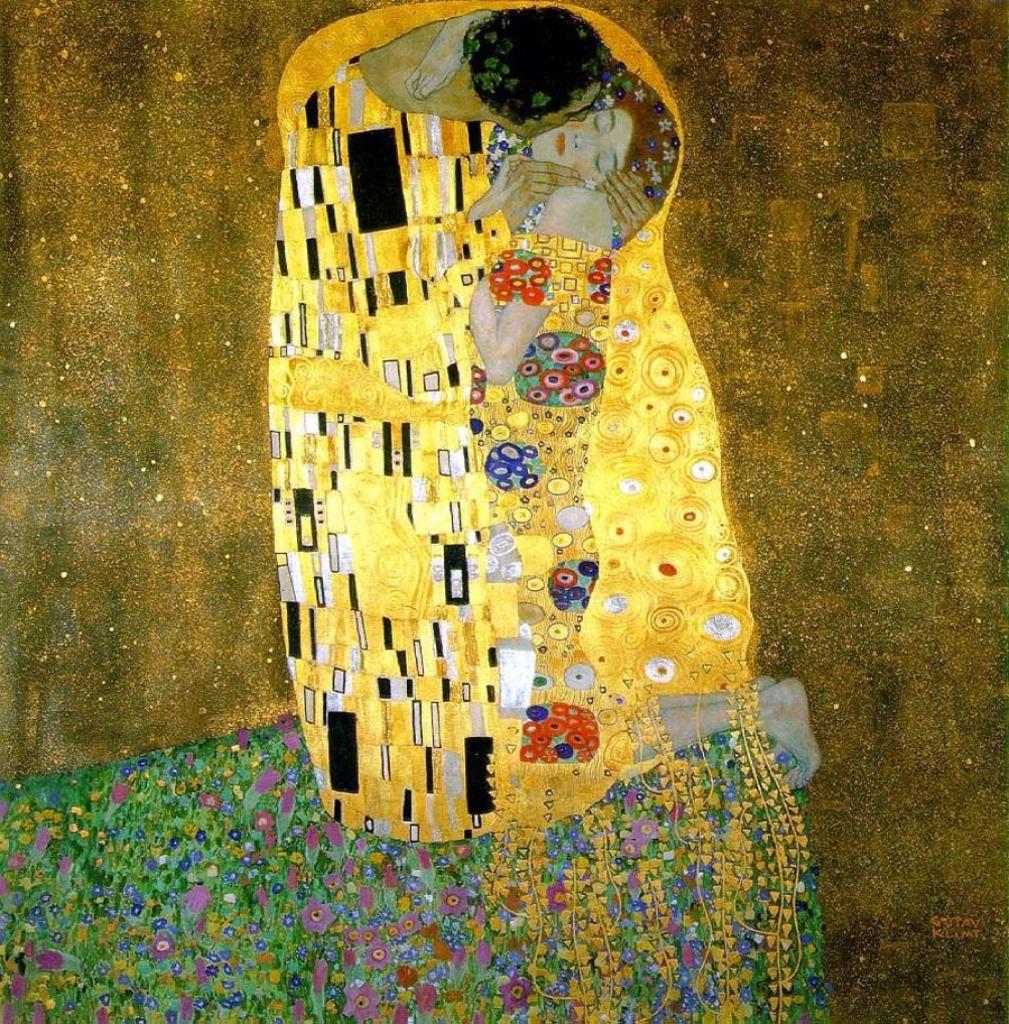 Prachtige kunstreplica's van Gustav Klimt op canvas, Envoi