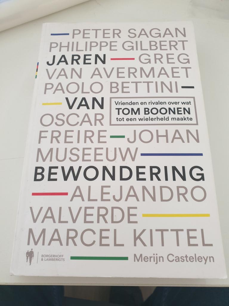 Merijn Casteleyn - Jaren van bewondering TOM BOONEN, Ophalen of Verzenden, Merijn Casteleyn